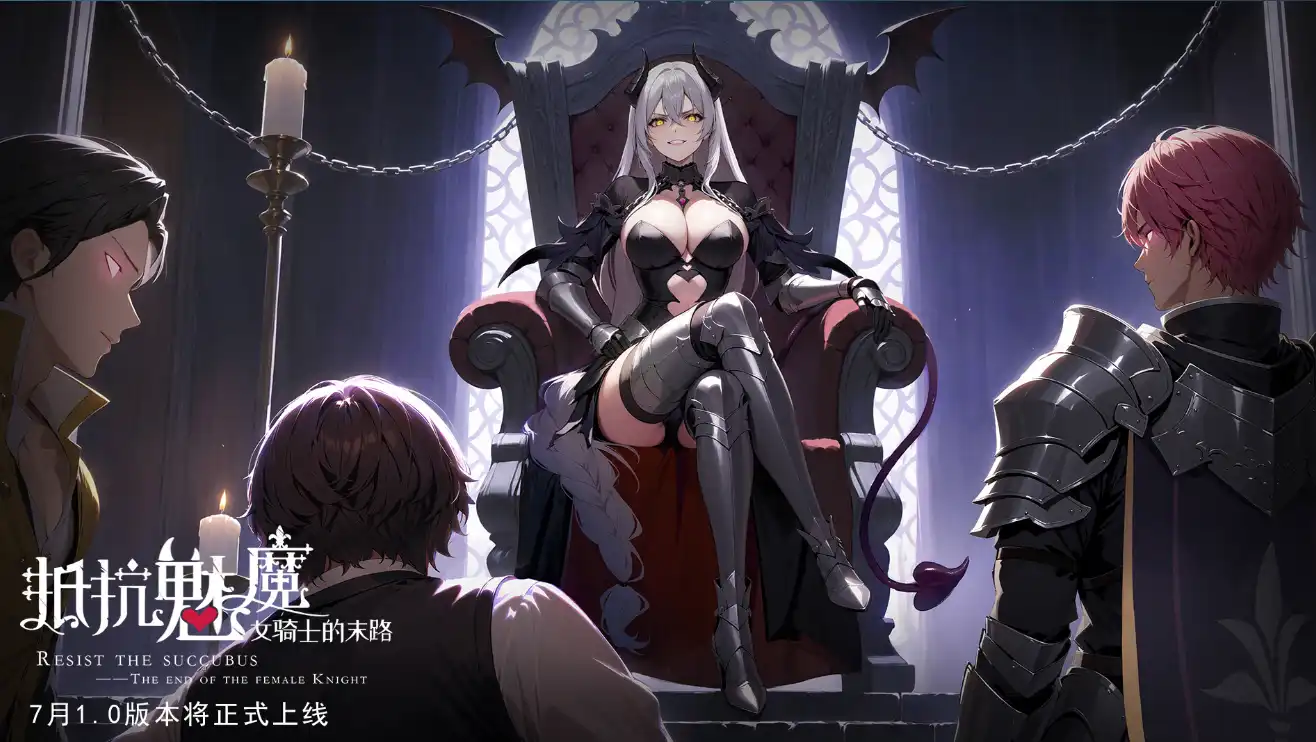 【SLG/动态/官中】 抵抗魅魔-被魔纹侵蚀的女骑士的末路 官中步兵版 【电脑/2.6G】