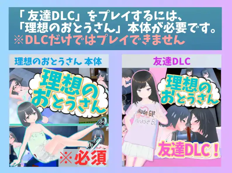 【爆款互动SLG/汉化/动态】理想中的爸爸 ～与爱女的同居生活～v1.2.7+理想中的爸爸 朋友 DLC v 1.0.1 官方中文版+存档[更新]【电脑/1G】