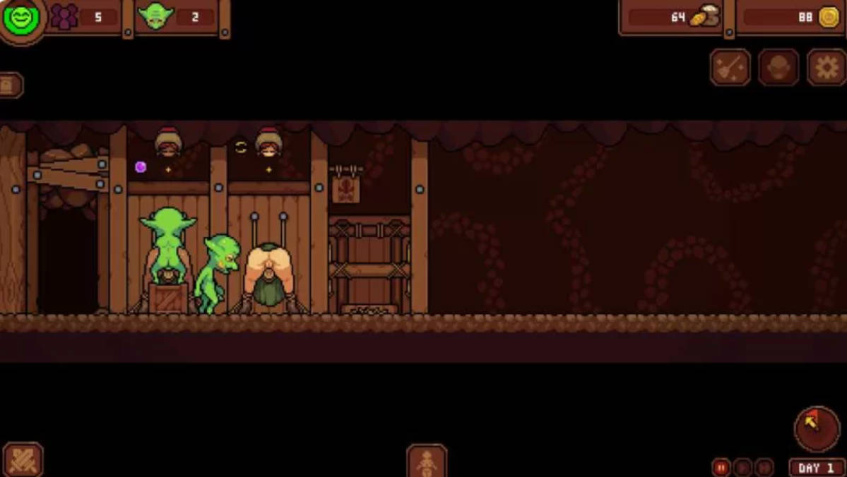 [PC/策略SLG/裸露/像素] 哥布林巢穴 Goblin Nest v1.19 内嵌AI汉化版 [60M]