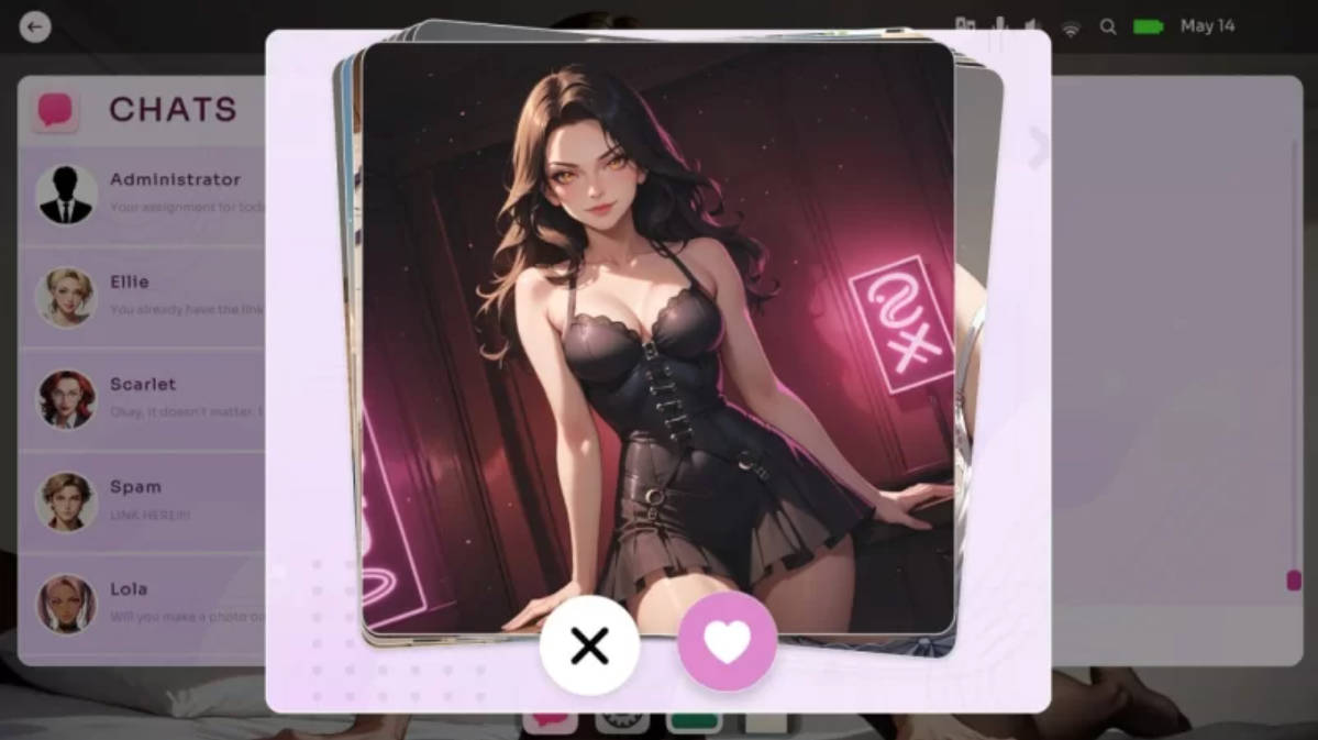 【SLG/官中/PC】 纯欲派对:心动誓约 OnlySluts: WAIFU MATCH [800m]