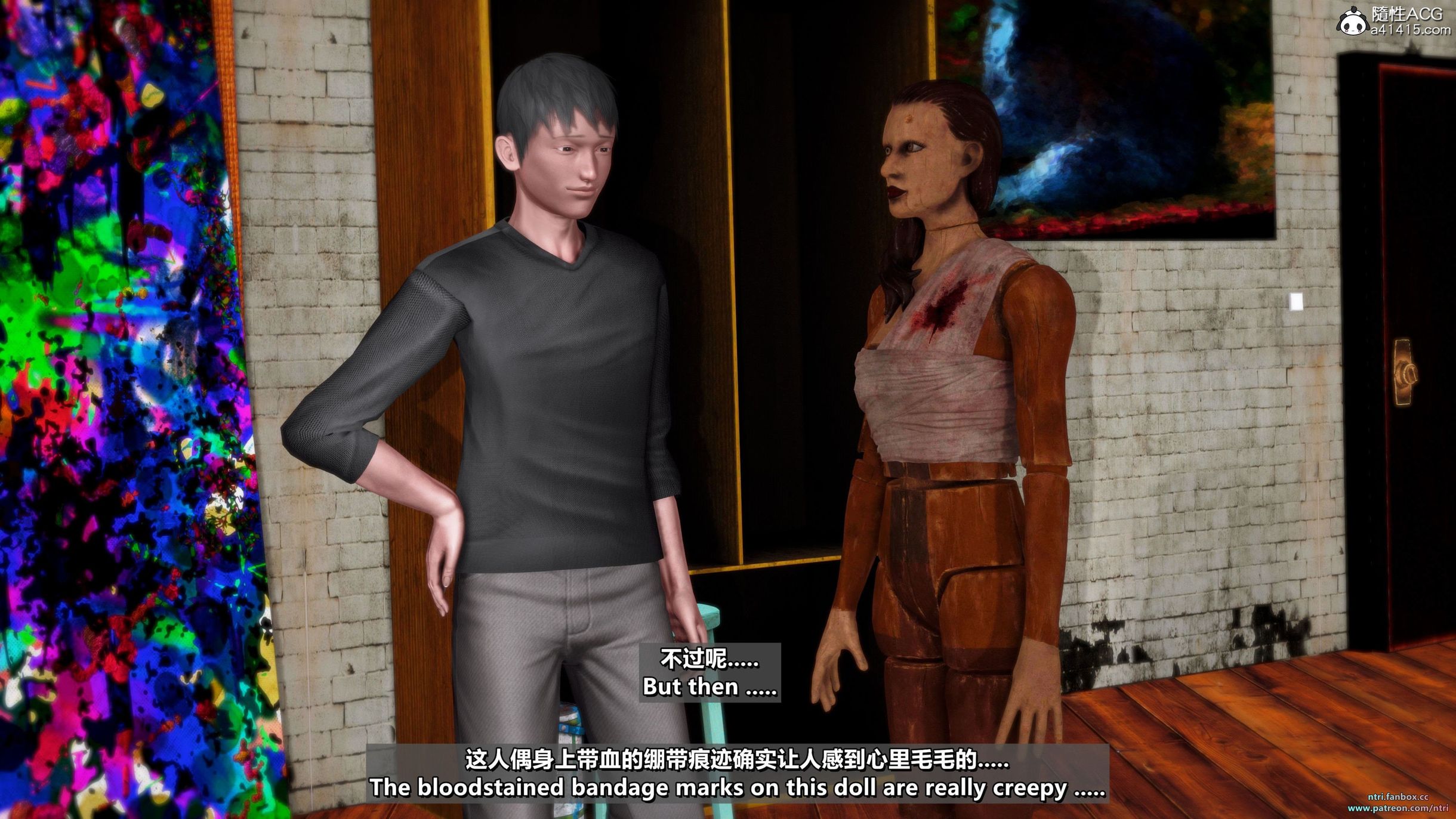 [3D人妻] 巫女小姐用嫩穴拔出我肉棒的精华 “驱魔物语-诅咒人偶1”