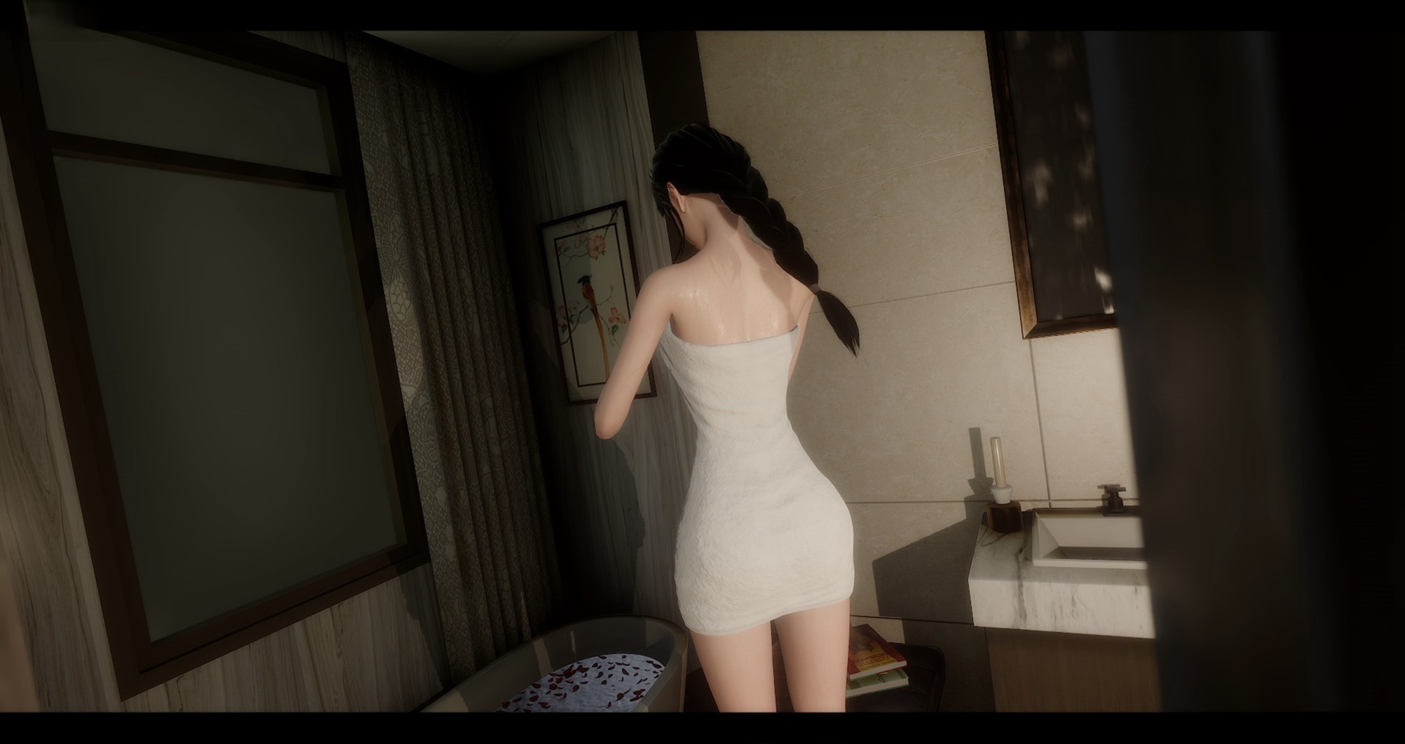 [3D淫妻] 女友和干爹喝几杯，最后和妈妈一起被干爹肏 “电台主播”
