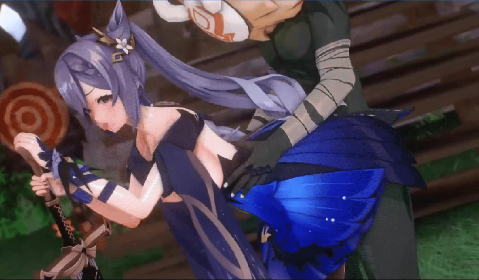 [MMD][盐焗鸡] 6月5原神 黑丝刻晴战败CG 泄欲工具[/239M]