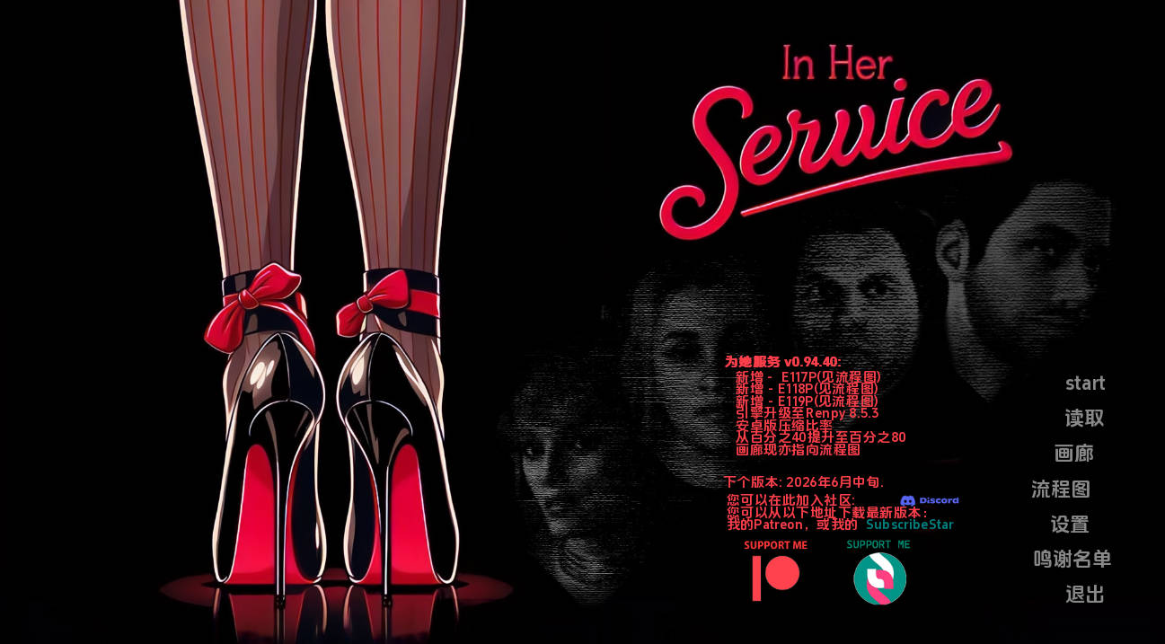 【欧美SLG/汉化/动态】为她服务v0.94.40 汉化版【PC+安卓/5.26G/更新】 In Her Service [v0.94.40]