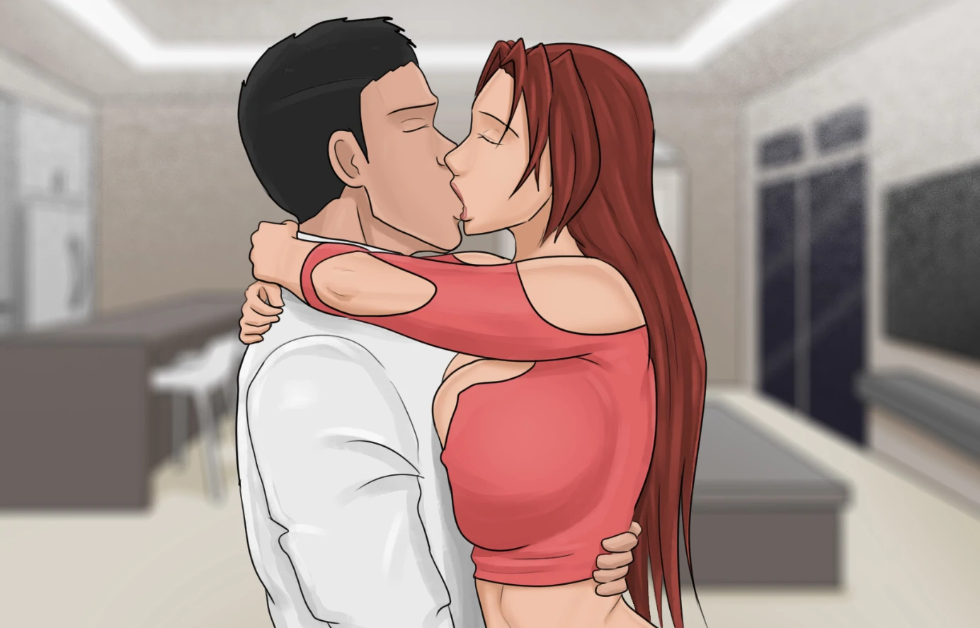 【欧美SLG/AI汉化/图库解锁】伊娃的狂喜1.3 AI汉化版【PC+安卓/4.7G/更新】 内容图 1