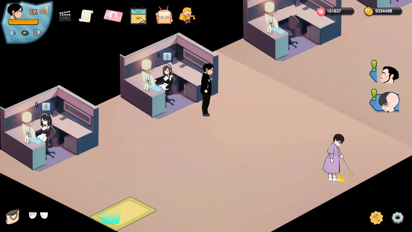 【亚洲SLG/官中/模拟经营】黑山恋爱咖啡厅3.7 官方中文版【PC/1.9G/更新】 内容图 1