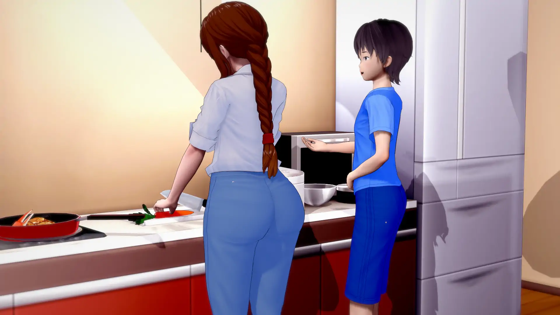 【日系SLG/AI汉化/3D】发现我的NTS癖好 v0.4 AI汉化版【PC+安卓/5.12G/更新】 内容图 1
