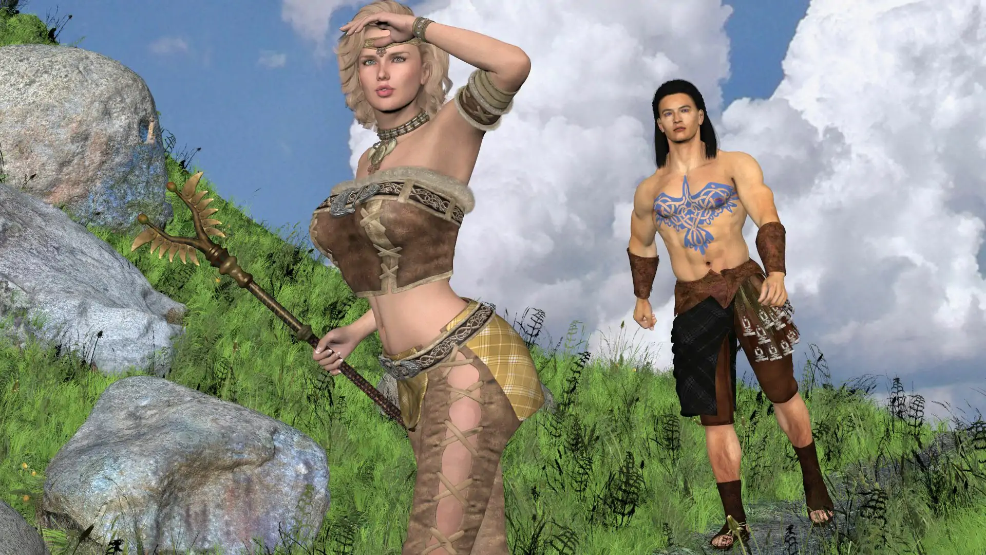 【欧美SLG/AI汉化/后宫】凯尔特英雄:黑暗德鲁伊v0.12.0 AI汉化版【PC+安卓/3.03G/更新】 封面图 2