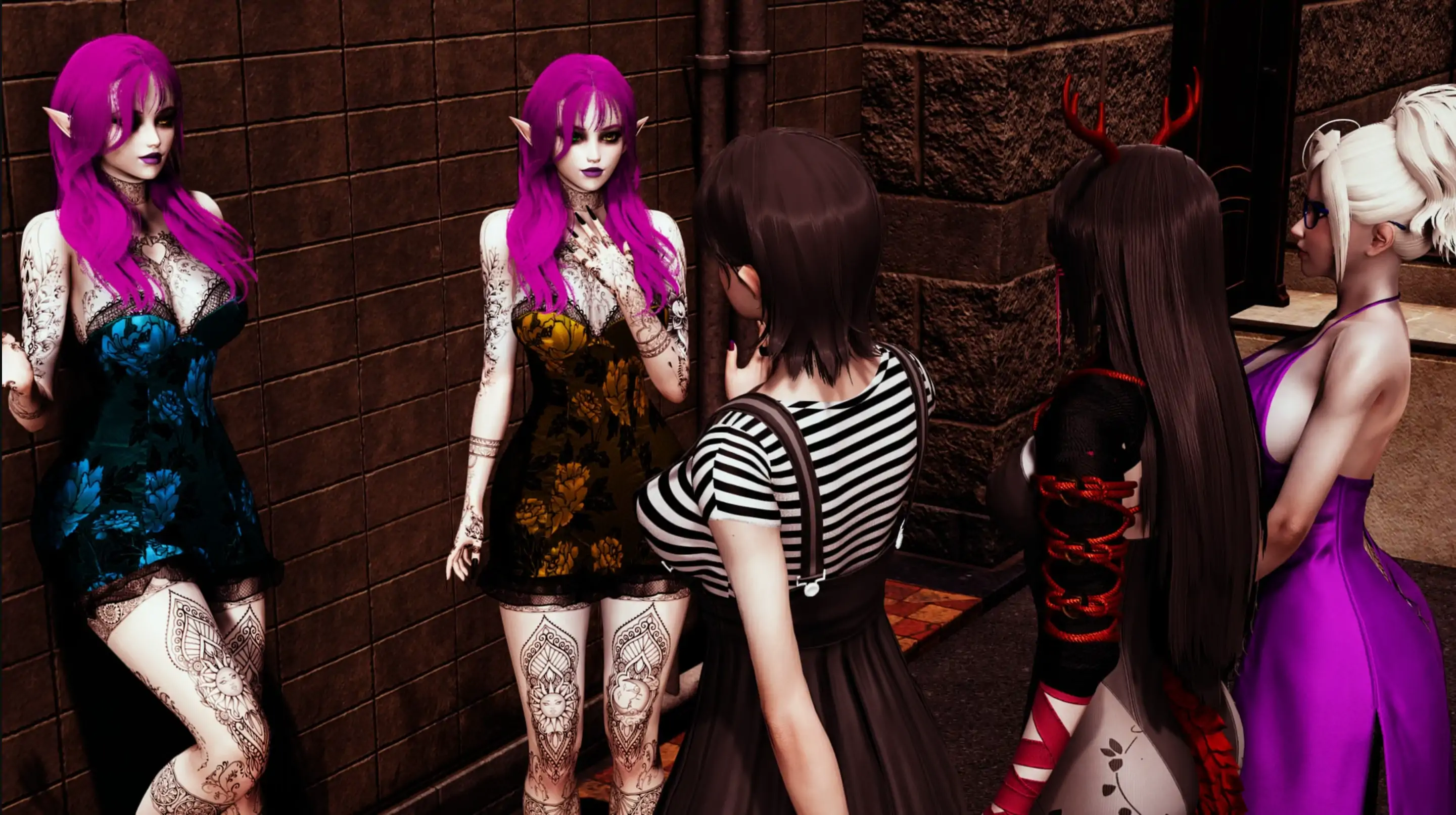 【欧美SLG/AI汉化/扶他】哥特之家Chapters1-3 AI汉化版【PC+安卓/1.94G/更新】 封面图 2
