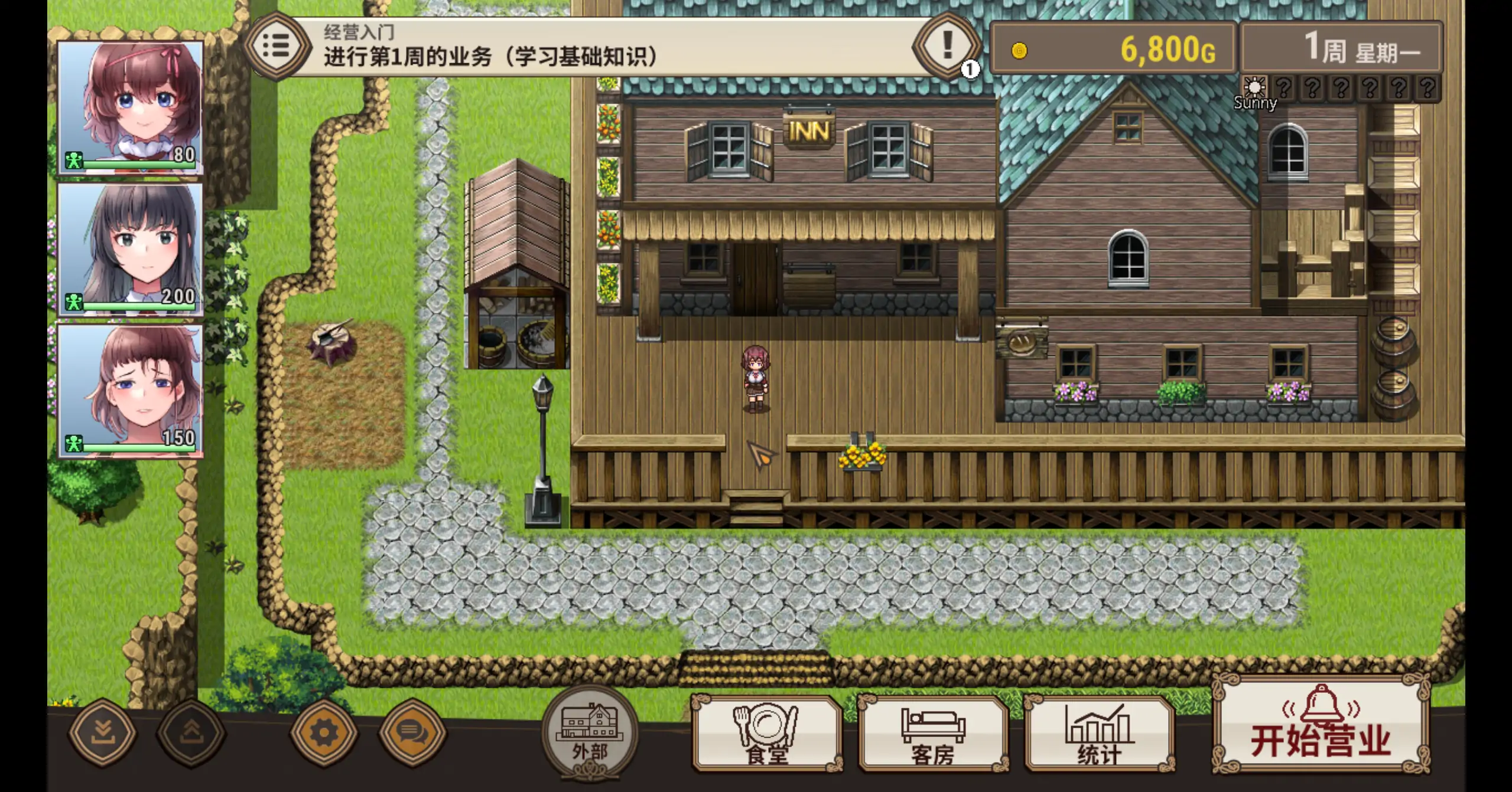 【日系SLG/官方中文/经营】住宿打工0.85t 官方中文【PC/0.12G/更新】 封面图 2