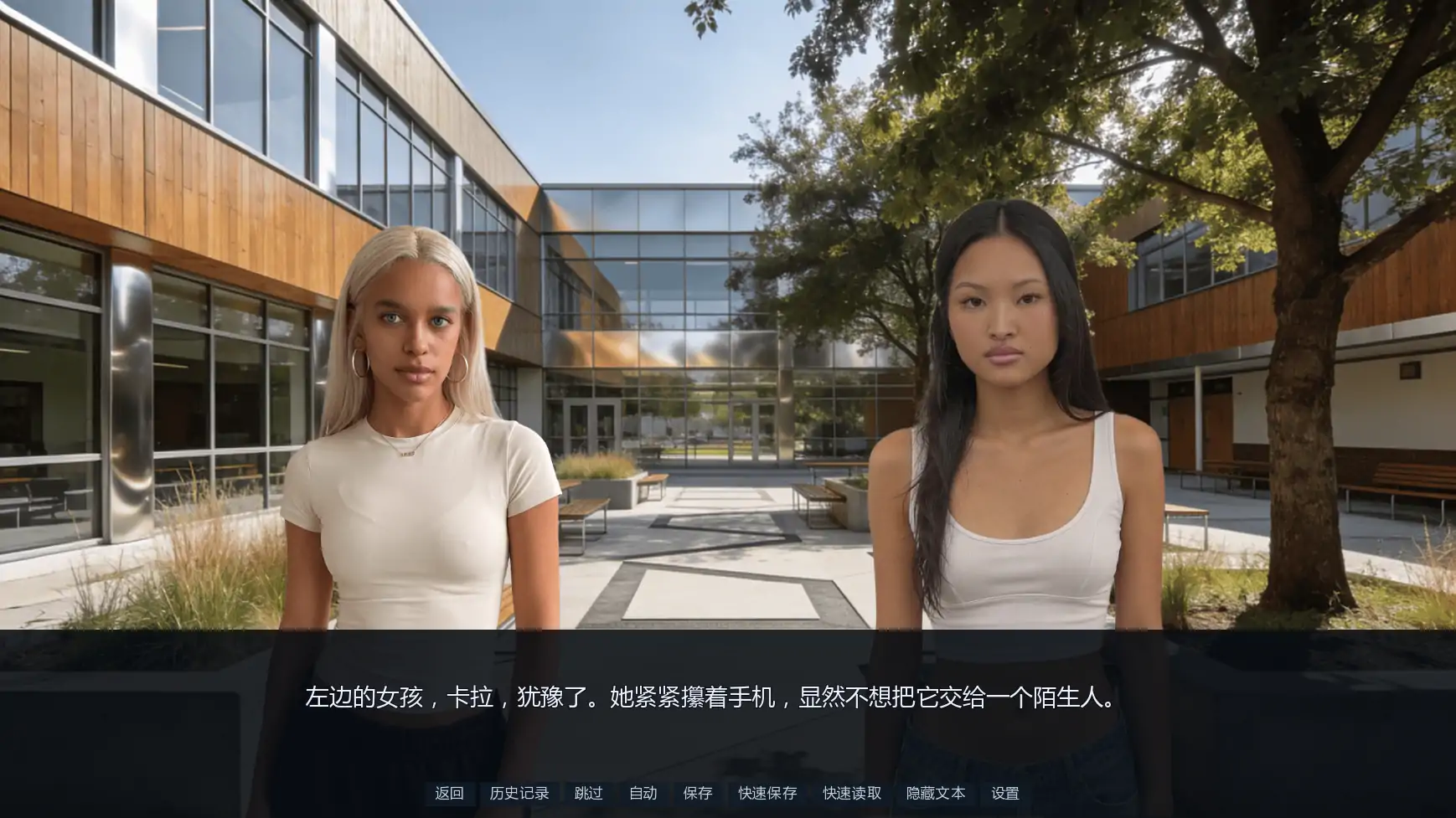 【欧美SLG/AI汉化/3D】学园暗面v0.3 AI汉化版【PC+安卓/1.25G/更新】 内容图 1