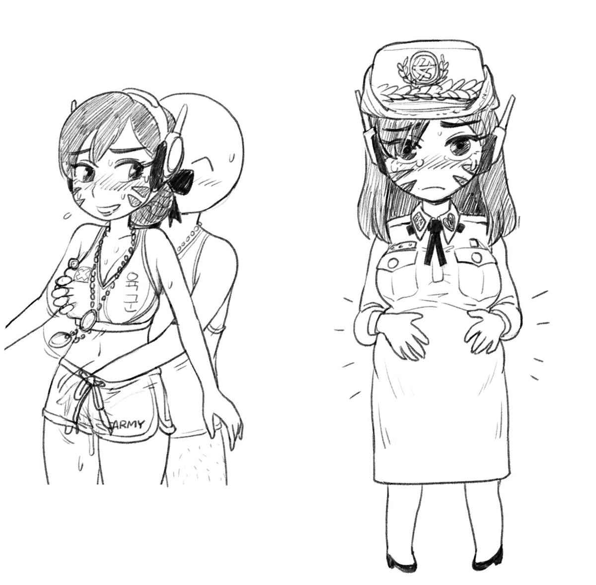 [全彩韩漫] 教育清纯女兵，肉棒轮流插入她们嫩穴 “GOGOCHERRY”集